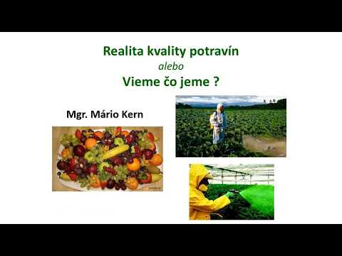 Realita kvality potravín, alebo vieme čo jeme ?