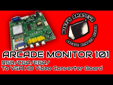 Arcade Monitor 101 - GBS 8200 CGA/EGA To VGA Converter - Tips And Tricks