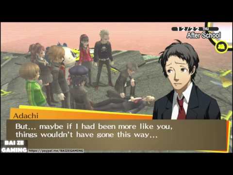 Persona 4 Golden Pt 90 - Adachi Defeated! Christmas with Rise!