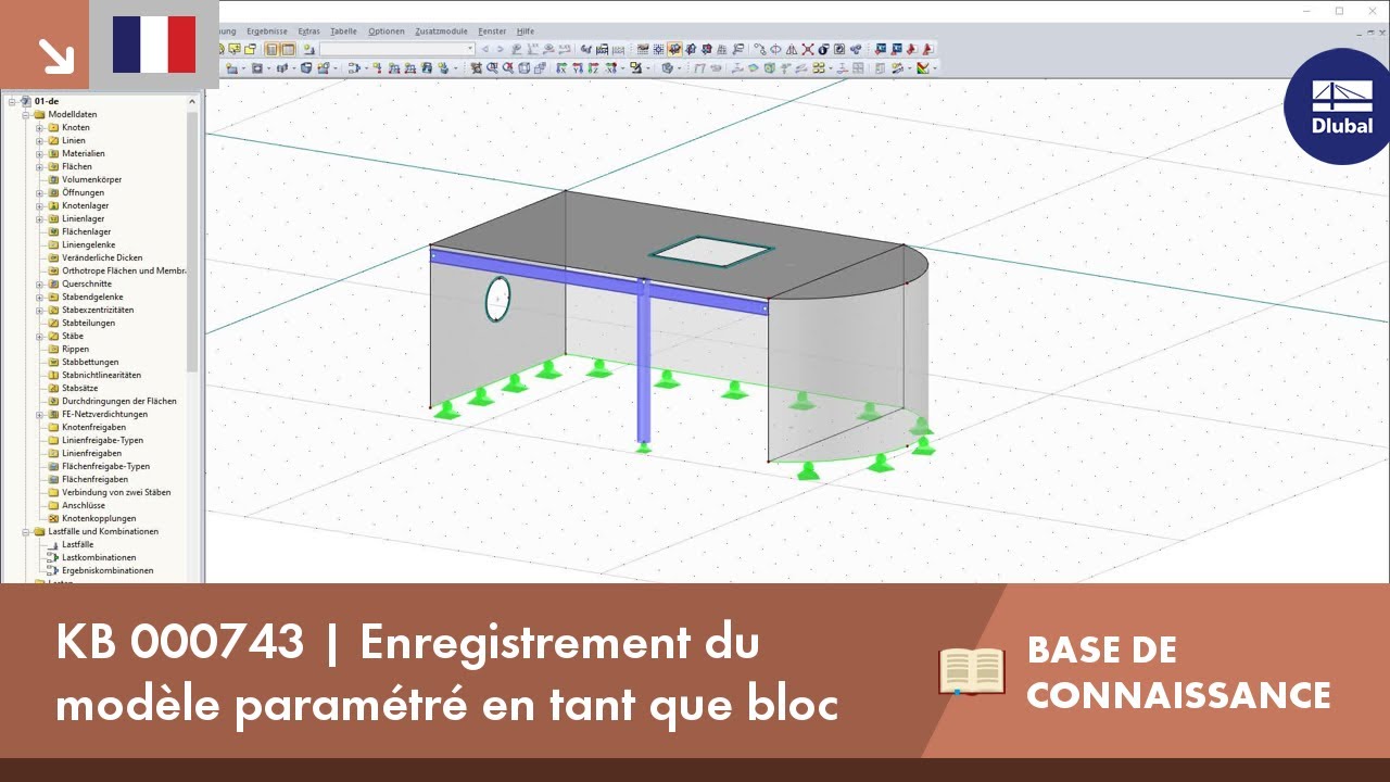 KB 000743 | Enregistrement du modèle paramétré en tant que bloc