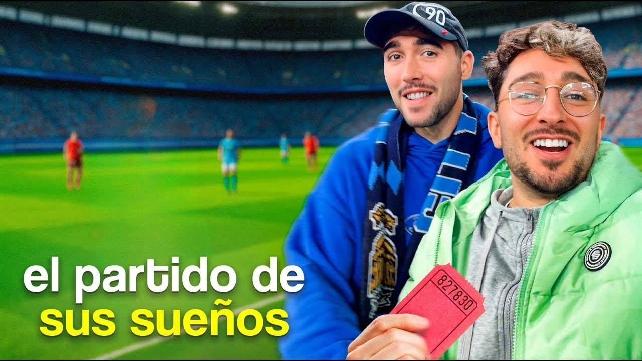 Le REGALÉ el PARTIDO DE SUS SUEÑOS a mi MEJOR AMIGO!! 🎁