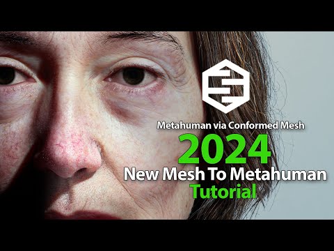 Tutorial New Conformed Mesh Method! Metahuman Creation 2024