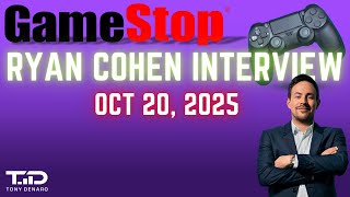 GME 🔴LIVE Ryan Cohen Interview 10/20/2025