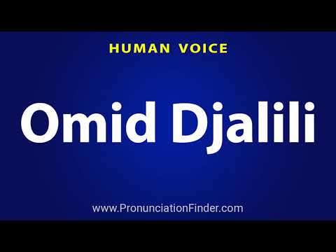 How To Pronounce Omid Djalili