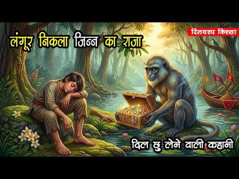 🔴 The monkey turned out to be the king of the jinns | HINDI KAHANI | DILCHASP KISSA | JADUI KAHAN...