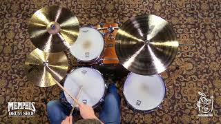 Video thumbnail for Zildjian 14" K Custom Dark Hi Hat Cymbals - 1035/1136g (K0943-1021418C) by Memphis Drum Shop
