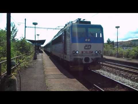 Odjezd vlaku Os 7009 (ČD 363.115) - Jirkov zastávka, 21. 6. 2013