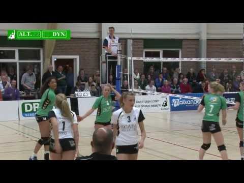 Vollybal  Vv. Alterno - SV. Dynamo Apeldoorn.
