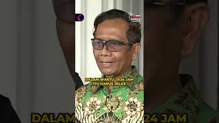 Download lagu MAHFUD MD'S RESPONSE TO PANJI GUMILANG BECOMING A SUSPECT #shorts mp3