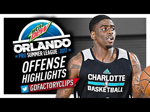 Dwayne Bacon 2017 Summer League Offense Highlights - Hornets Debut!