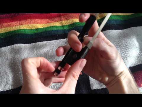 Violin Bow Hold for Beginners Video