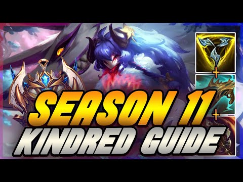 RANK 1 KINDRED JUNGLE GUIDE -  SEASON 11 KINDRED BUILD RUNES GUIDE - HOW TO PLAY KINDRED S11 Forest