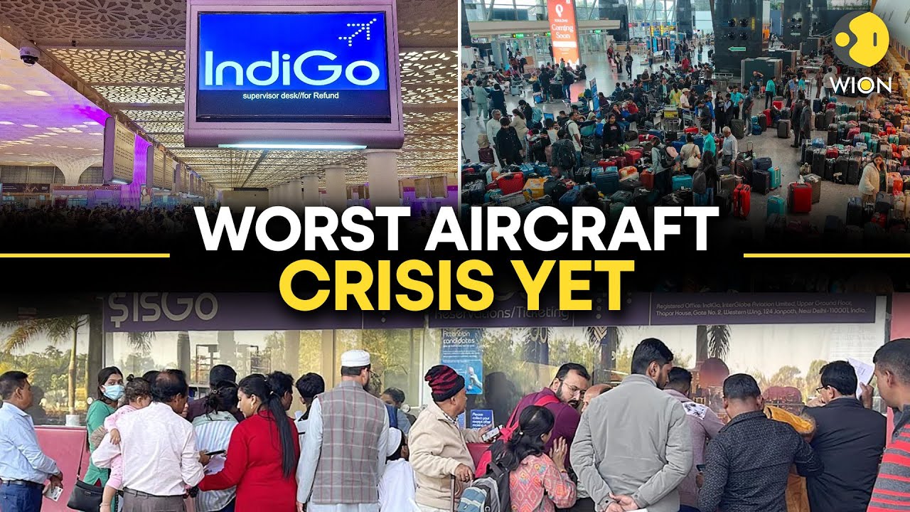 IndiGo Crisis LIVE: Hundreds Stranded! Flight Chaos Hits India; Mass Cancellations, Govt Caps Prices