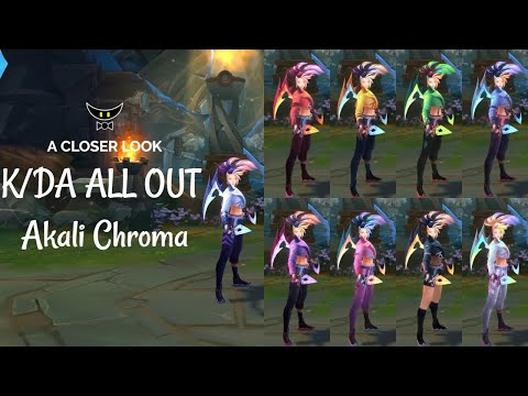K/DA ALL OUT Akali Chromas