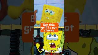 spongebob and mr. krabs sing &quot;this grill is not a home&quot; 🥺... as puppets! #shorts