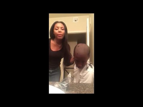 Outrage after woman shaves 12-year-old stepson's head in shaming video for 'smoking cannabis