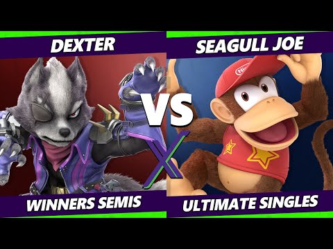 S@X 476 Winners Semis - Seagull Joe (Diddy Kong, Palutena) Vs. Dexter (Wolf) Smash Ultimate - SSBU