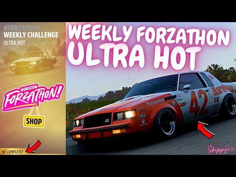 FORZA HORIZON 5-How to complete Weekly forzathon challenges ULTRA HOT-#Forzathon shop