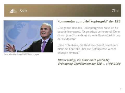 Die Silberkugel ist geladen - für den goldenen Schuss der EZB