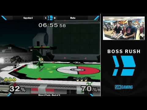 Boss Rush The Moon Wave 1 Pools - SpyderJ (Sheik) vs Balu (Marth)