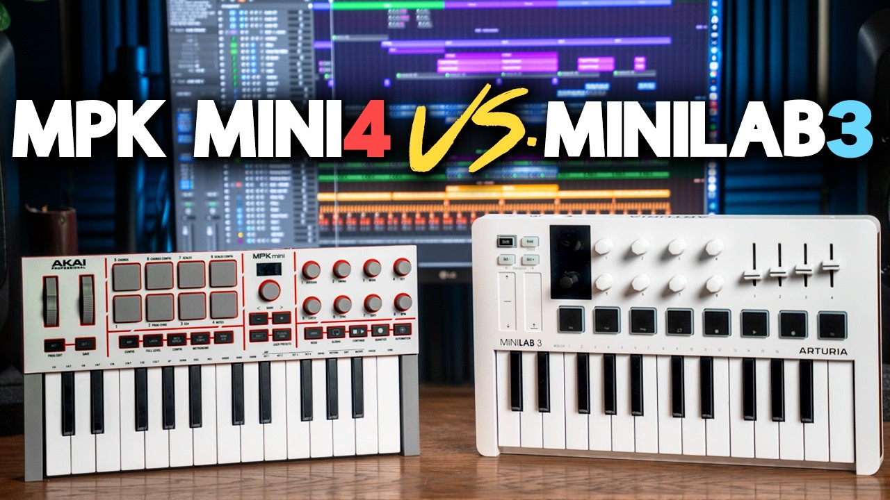 Akai MPK Mini 4 VS Arturia MINILAB 3 - Which is THE BEST MIDI Keyboard?