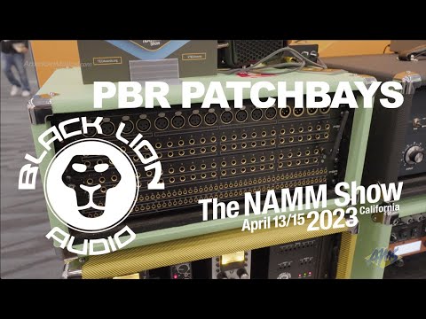 NAMM 2023 - Black Lion Audio - PBR Patchbays