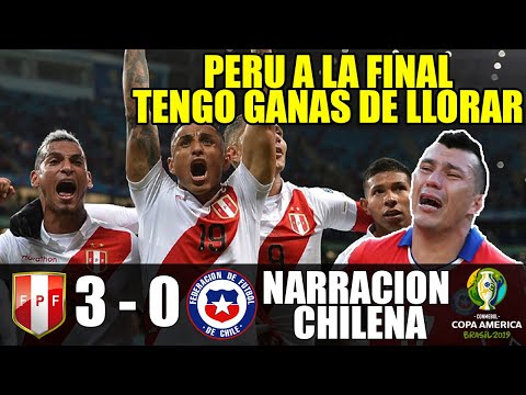 Perú 3 - 0 Chile | Narración Chilena - Copa America 2019