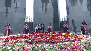 Հայոց ցեղասպանության 105-րդ տարելիցին բարեխոսական կարգ կատարվեց Ծիծեռնակաբերդի հուշահամալիրում