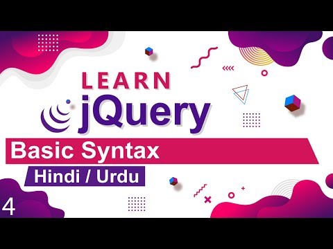jQuery Basic Syntax Tutorial in Hindi Urdu