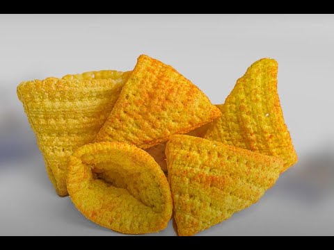 Full Automatic production line for Fresh Pellet Chips and Corn Bugles  LPX400