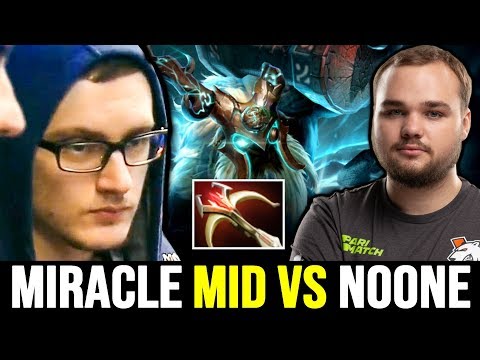 MIRACLE Earthshaker MID vs NOONE SF - Liquid vs VP Carry Battle 7.22 Dota 2