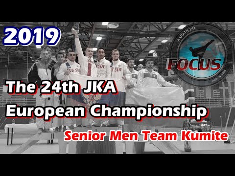 The 24th JKA European Championship - Men Team Kumite