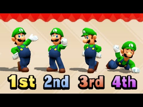 Mario Party Series Minigames - Luigi's Free-For-All Battle