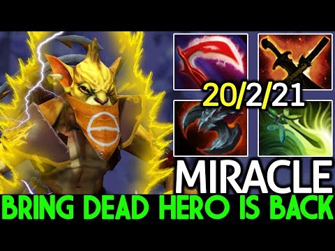 MIRACLE [Bounty Hunter] Pro Bring Dead Carry Hero is Back 7.23 Dota 2