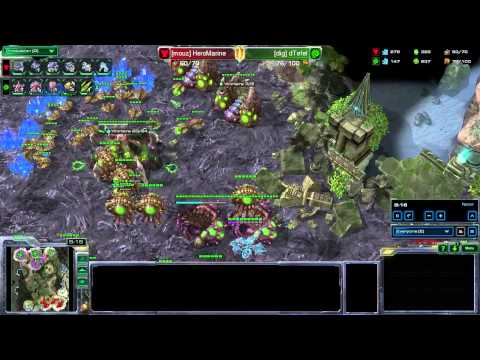 SeKo Starcraft - HeroMarine vs dTefel Game 3 - Pro SC2 HOTS Replay