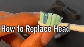 Philips Sonicare Toothbrush -  How to Replace Head