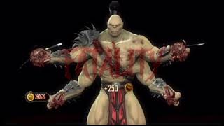 Mortal  Kombat 9 Play As Goro On Ps3