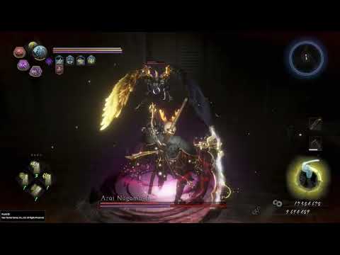 Nioh 2 - Azai Nagamasa Boss Fight Onmyo Build (Naomi) | PS4Pro