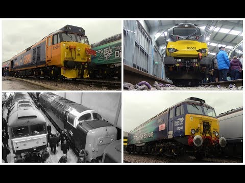 Full action from the 'All Change' open day at Crewe Diesel Depot 8/6/19