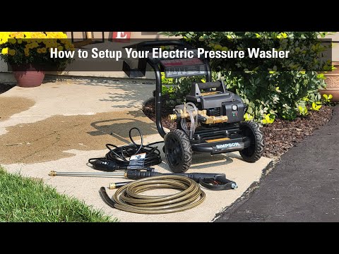 How to Setup Your Electric Pressure Washer