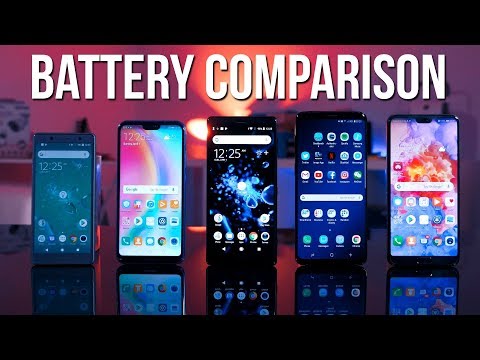 Huawei P20 Pro vs S9 Plus vs P20 Lite vs Sony Xperia XZ2 - Battery Review !