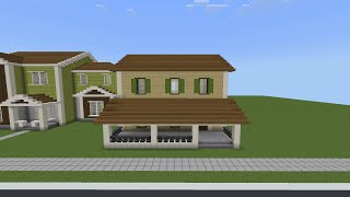 How To Build A Suburban House 🏠 In Minecraft Tutorial 690