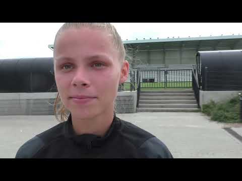 Lore Jacobs na oefenduel Belgian Red Flames   WU19 op 27.06.2023