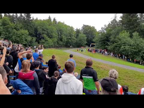 FIA ERC Barum Czech Rally Zlin 2022, Ken Torn crash, SS Semetin
