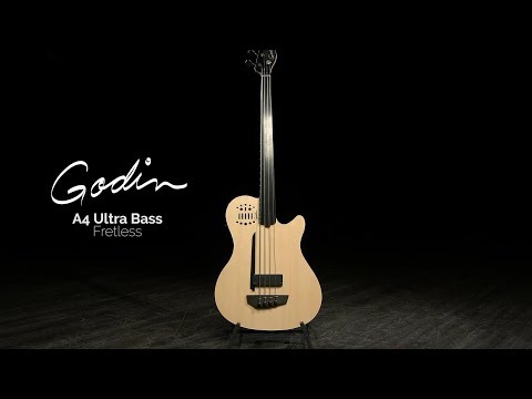 Godin A4 Ultra Fretless Bass | Gear4music demo
