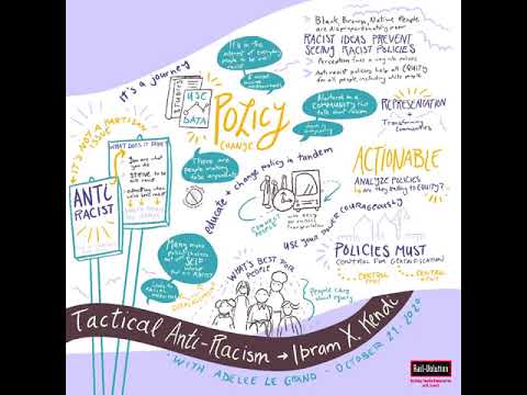 Graphic Recording - Rail~Volution 2020 Keynote with Dr. Ibram X. Kendi