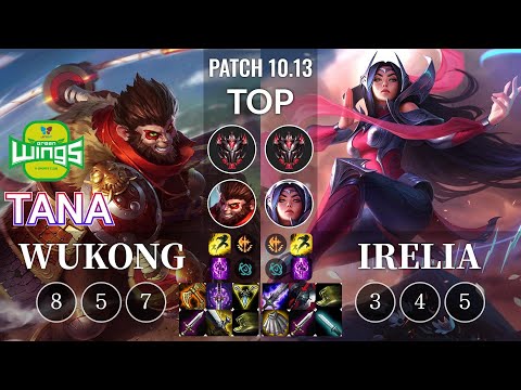 JAG TaNa Wukong vs Irelia Top - KR Patch 10.13