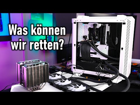 Lässt sich die Kühlung im 1700€ Gehäuse noch retten? Wir testen eure Ideen