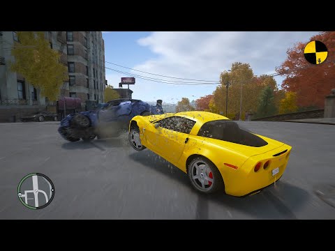 GTA 4 Crash Testing Real Car Mods Ep.52