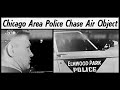 UFO spotted over Elmwood cemetery, chased by policemen Joe Lukasek and Clifford Shaw, Illinois, 1957
